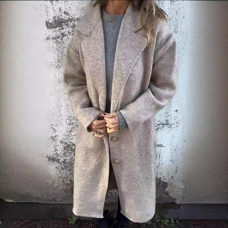 Coats & Jackets |  Womens Bhavina Wool Blend Coat Neutral Clothing Coats & Jackets