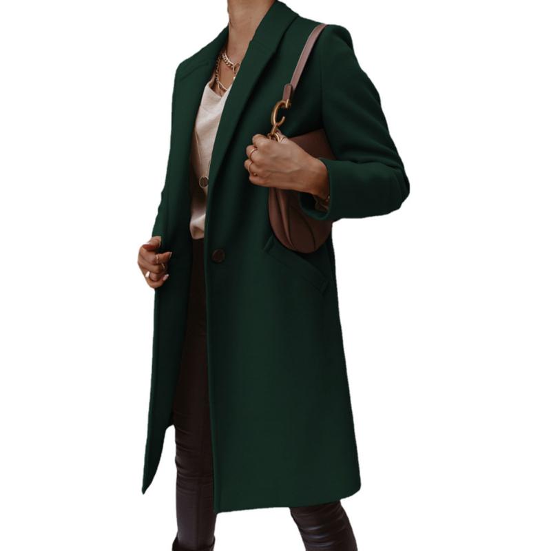 Coats & Jackets |  Womens Cavendish Wool Coat Kyanite Green Clothing Coats & Jackets