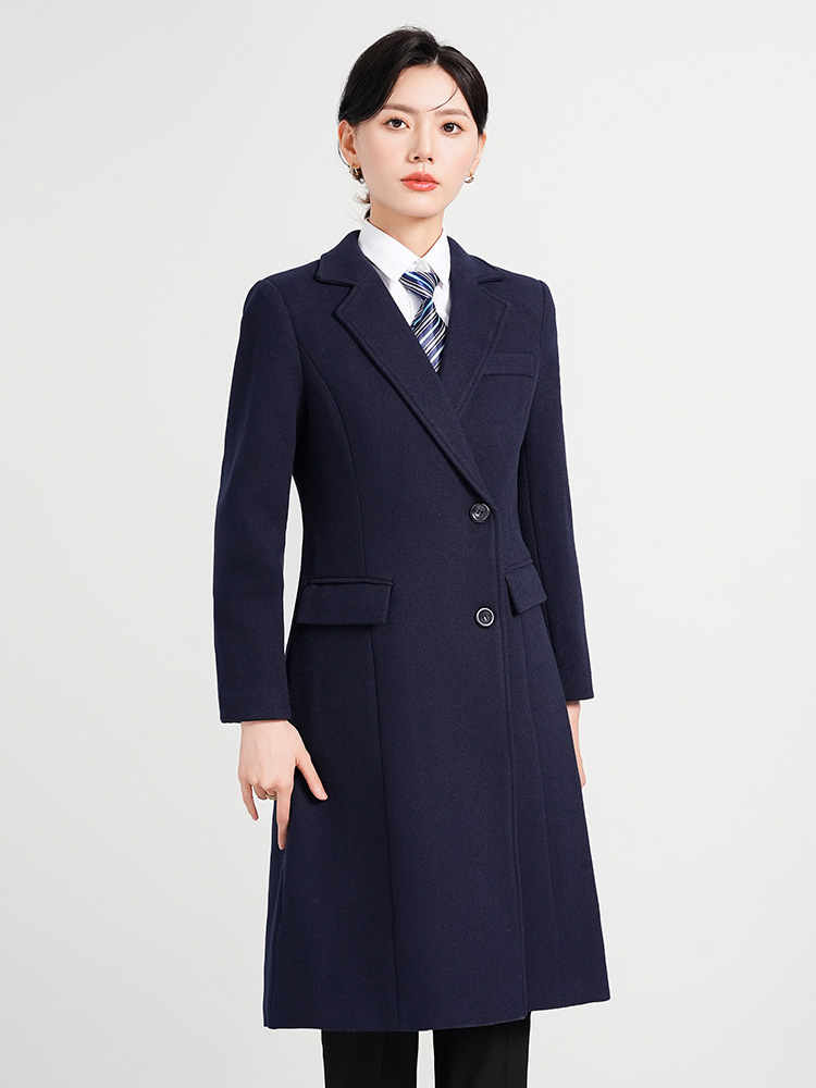 Coats & Jackets |  Womens Cavendish Wool Coat Navy Clothing Coats & Jackets