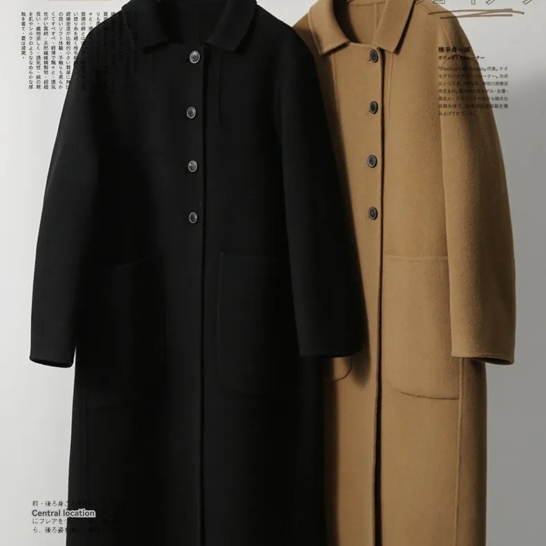 Coats & Jackets |  Womens Elaine Tweed Coat Black Clothing Black