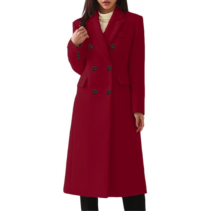 Coats & Jackets |  Womens Mireya Wool Blend Coat Orange Clothing Coats & Jackets