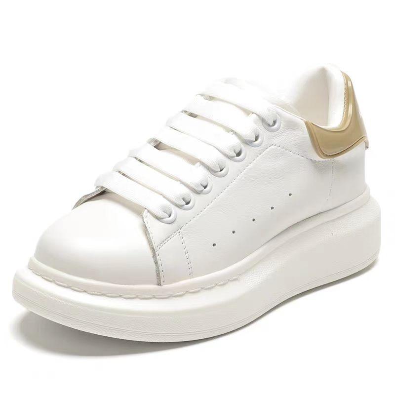 Flats |  Womens Dannie Leather Trainers White Flats Flats