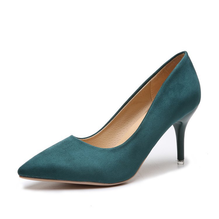 Heels |  Womens Lizzie Suede Court Shoes Deep Aqua Green Court Shoes Court Shoes