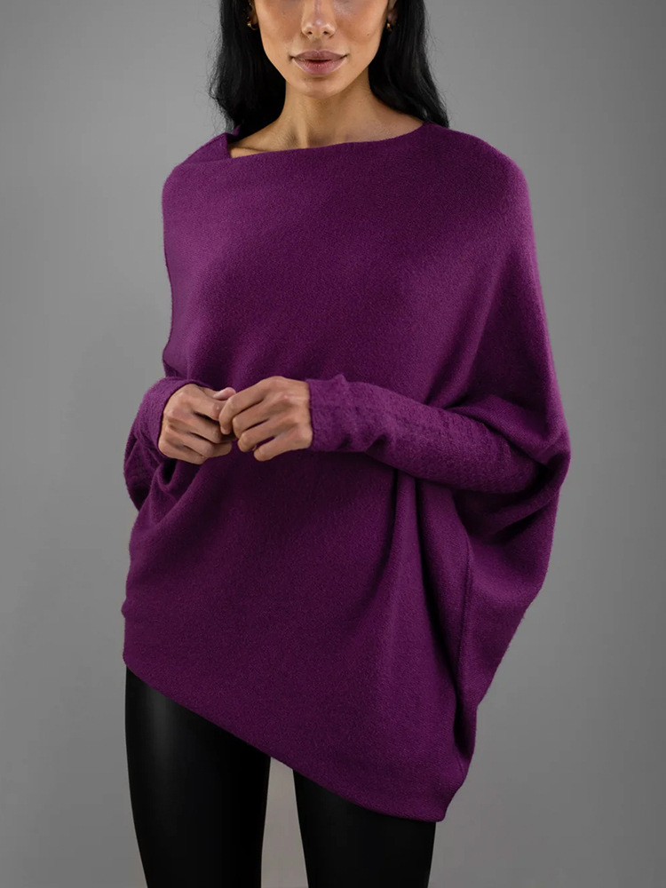 Jumpers & Cardigans |  Womens Darla Jumper with Cashmere Vibrant Purple Clothing Jumpers & Cardigans