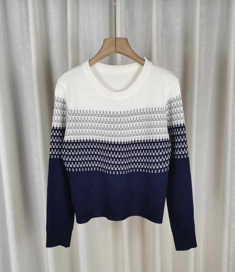 Jumpers & Cardigans |  Womens Lorrie Fairisle Jumper with Alpaca Ivory Navy Clothing Ivory Navy