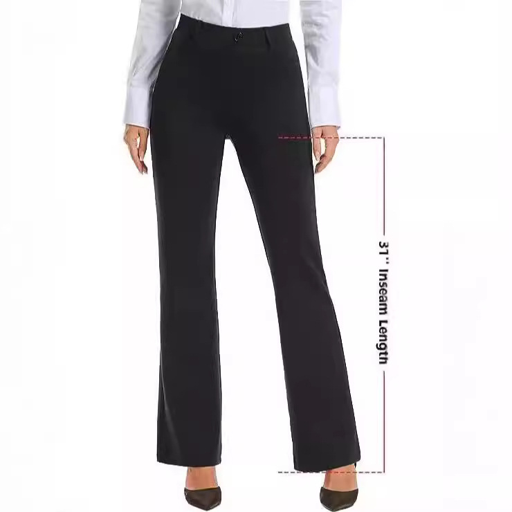 Petite Workwear |  Womens Petite Annie Trousers Black Clothing Black