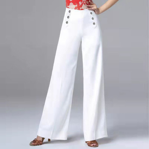 Petite Workwear |  Womens Petite Simone Crop Trousers With Cotton White Clothing Petite Workwear