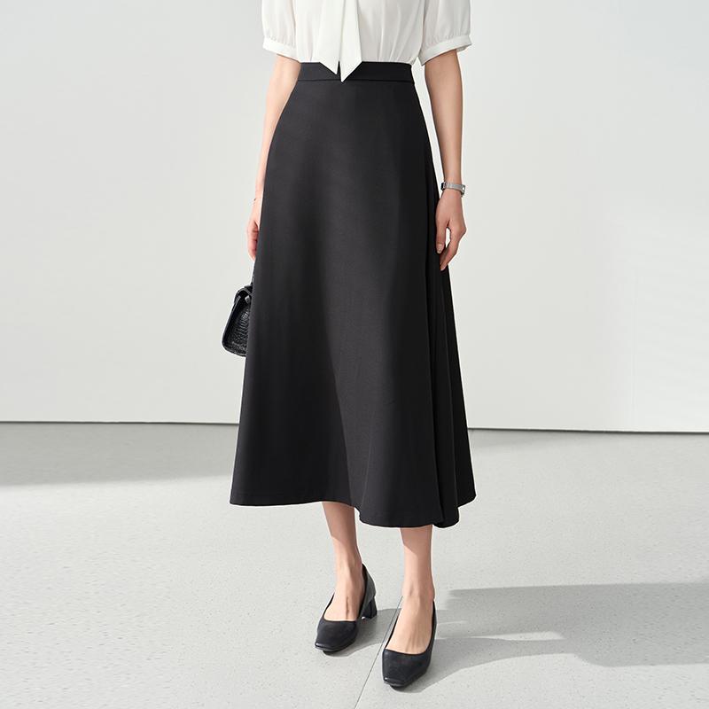 Skirts |  Womens Lina Linen Skirt Black Clothing Black