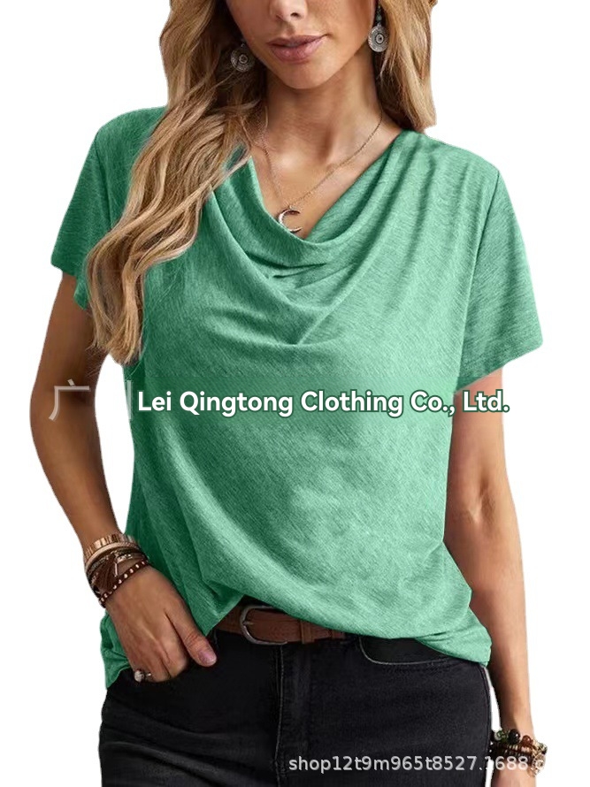 Tops |  Womens Cathy Cowl Neck Top Cilantro Green Clothing Cilantro Green