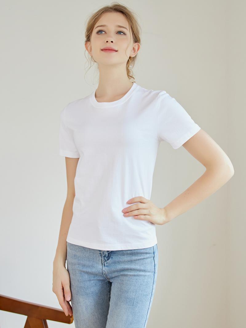 Tops |  Womens Pixie Cotton T-Shirt White Clothing Tops