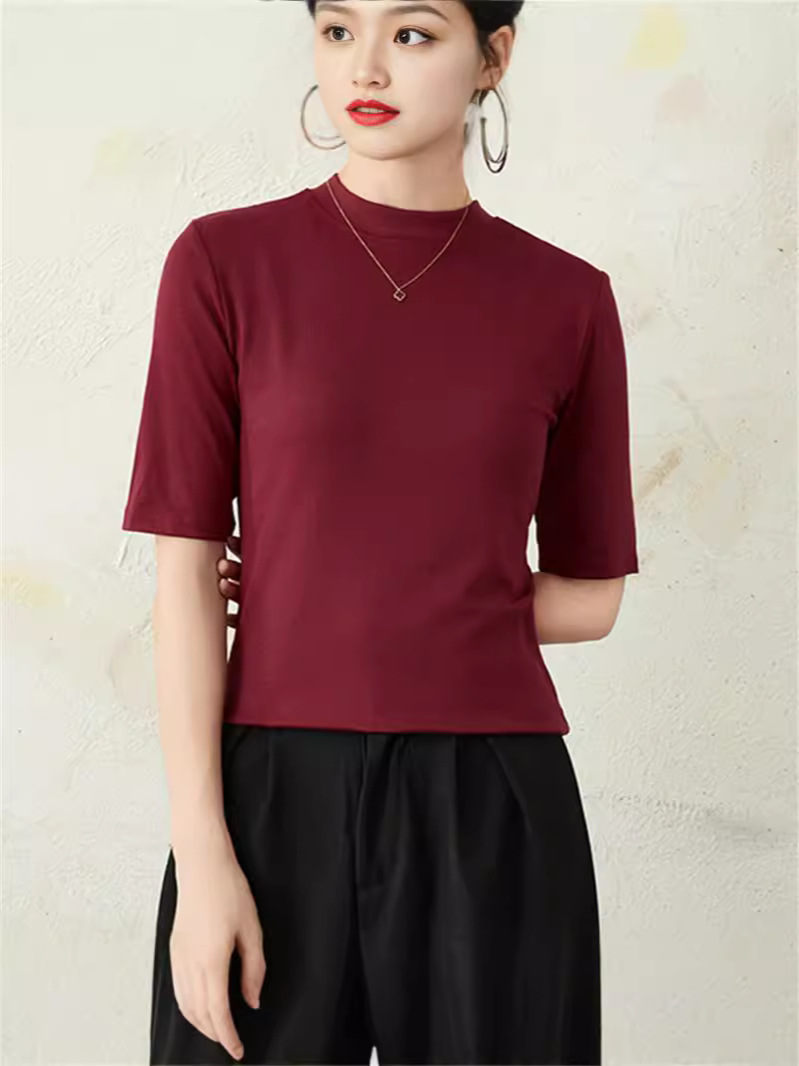 Tops |  Womens Tali Textured Top Cranberry Clothing Cranberry