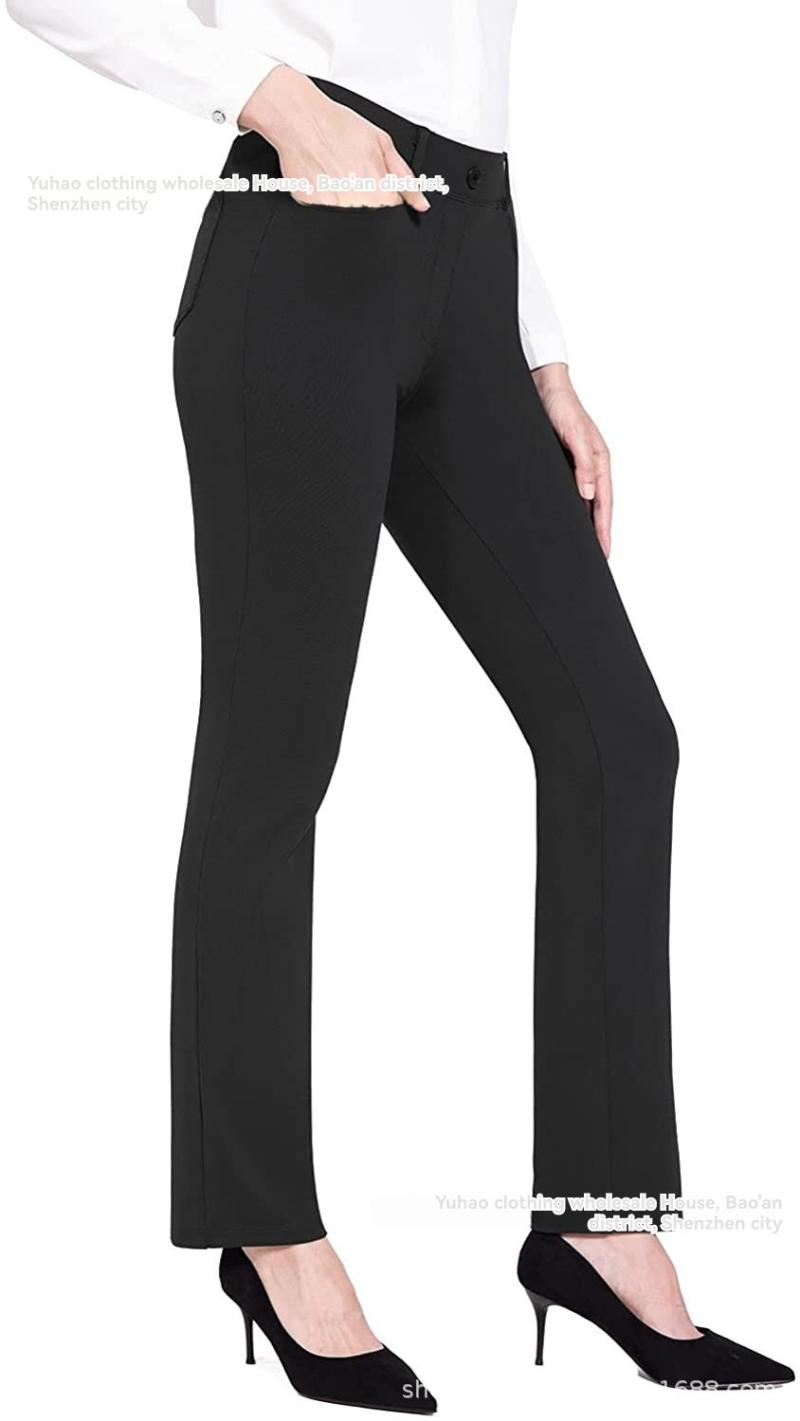 Trousers |  Womens Annie Slim Trousers With Stretch Black Clothing Black